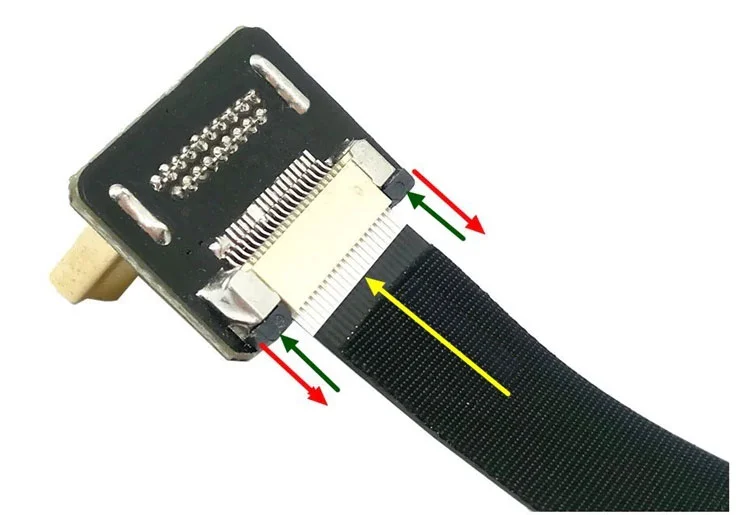 Φωτογραφία προϊόντος: 100cm FPC Ribbon Flat HDMI Cable Pitch 20pin Plug Connector