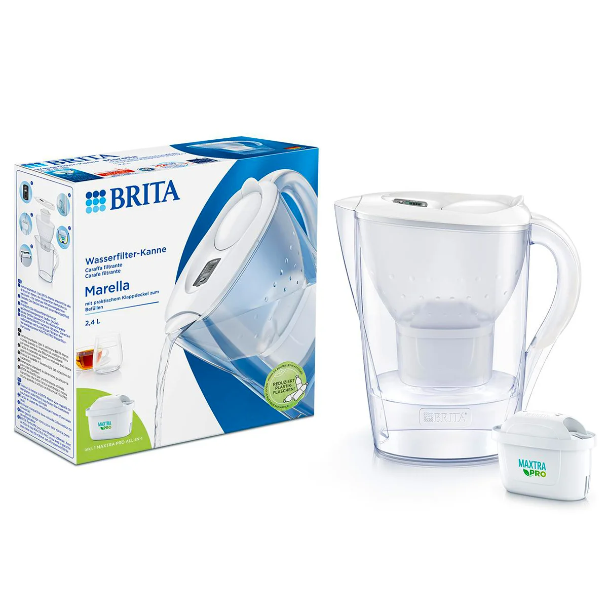 Φωτογραφία προϊόντος: Κανάτα Φίλτρο Brita Marella-2400ml White +amp; Maxtra-Pro