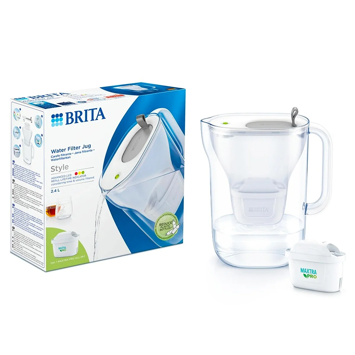 Φωτογραφία προϊόντος: Κανάτα Φίλτρο Brita Style-Grey 2400ml +amp; Maxtra-Pro