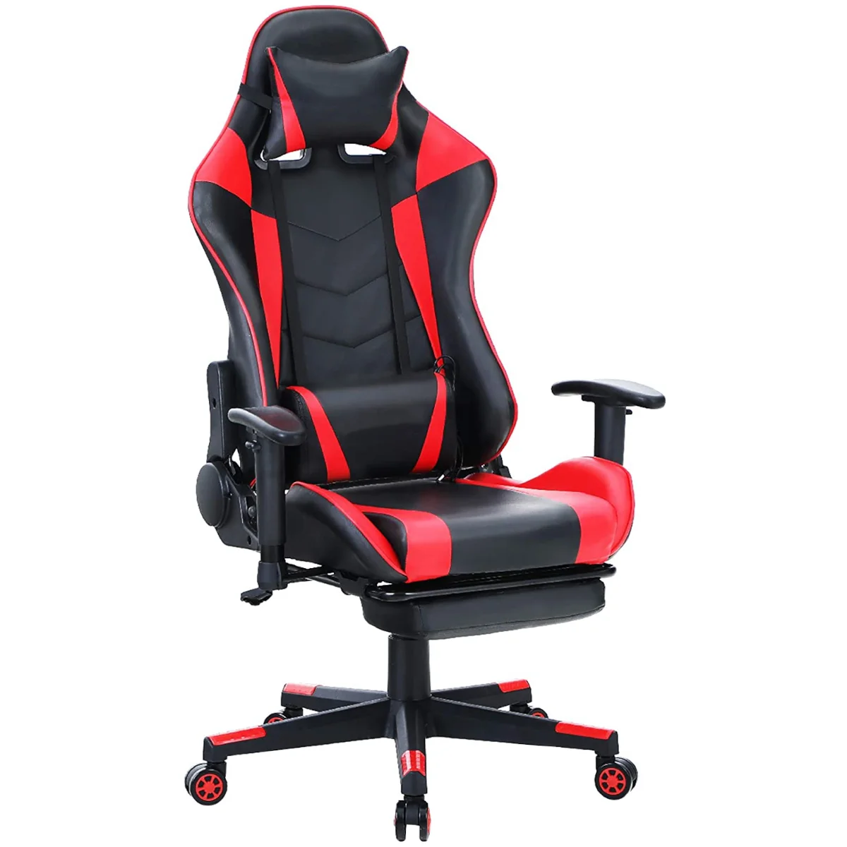 Φωτογραφία προϊόντος: ArteLibre Καρέκλα Γραφείου Gaming SLIGO Κόκκινο/Μαύρο PVC 70x55x122-131cm