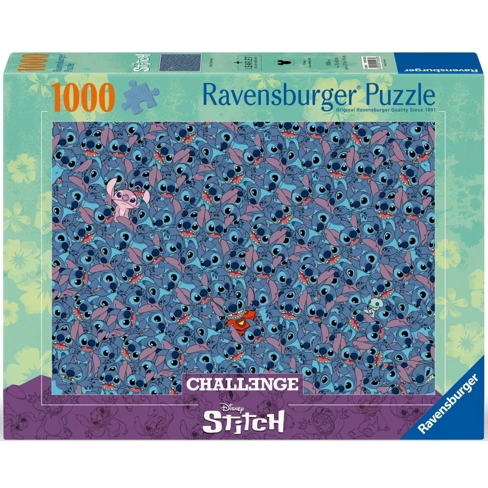 Φωτογραφία προϊόντος: Ravensburger Puzzle Disney: Stitch - Stitch Challenge (1000pcs) (12001265)