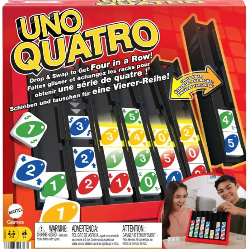 Φωτογραφία προϊόντος: Mattel Επιτραπέζιο Uno Quatro (HPF82)