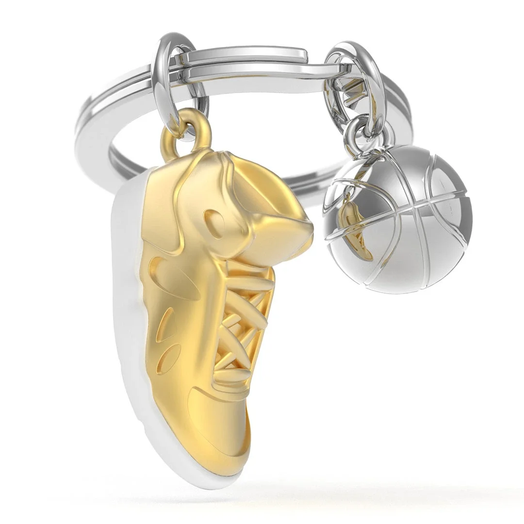 Φωτογραφία προϊόντος: META[L]MORPHOSE Μπρελόκ Basketball Shoe με ασημένια μπάλα