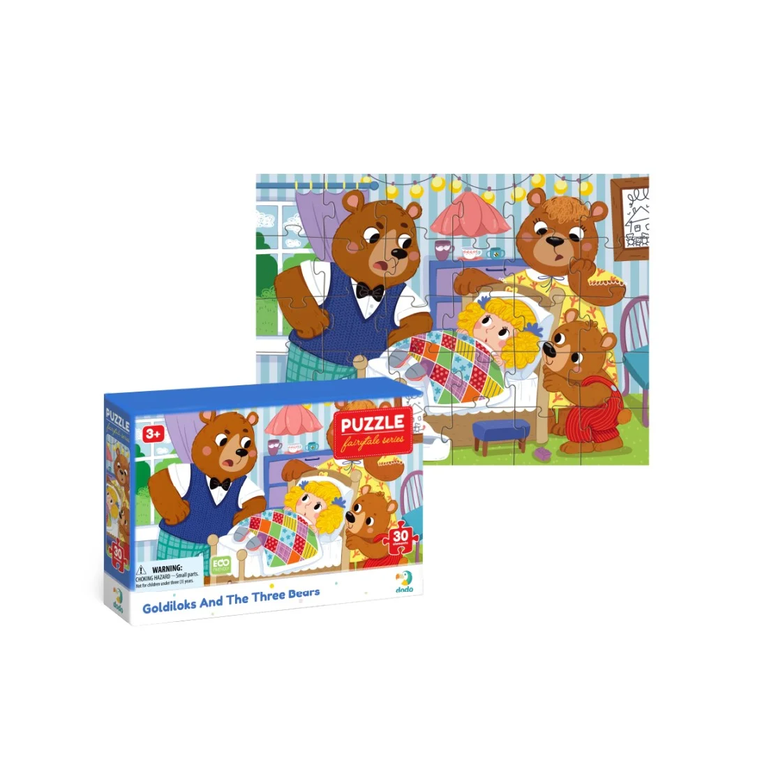 Φωτογραφία προϊόντος: Dodo Puzzles Fairytale Series Η Χρυσομαλλούσα και τα Τρία Αρκουδάκια(30pcs)