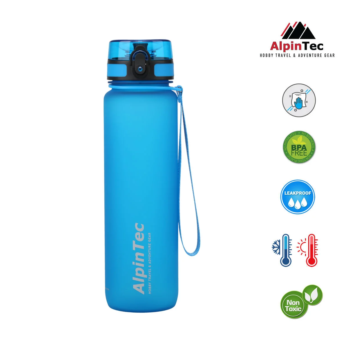 Φωτογραφία προϊόντος: AlpinTec Παγούρι Tritan Quest 1000ml Blue