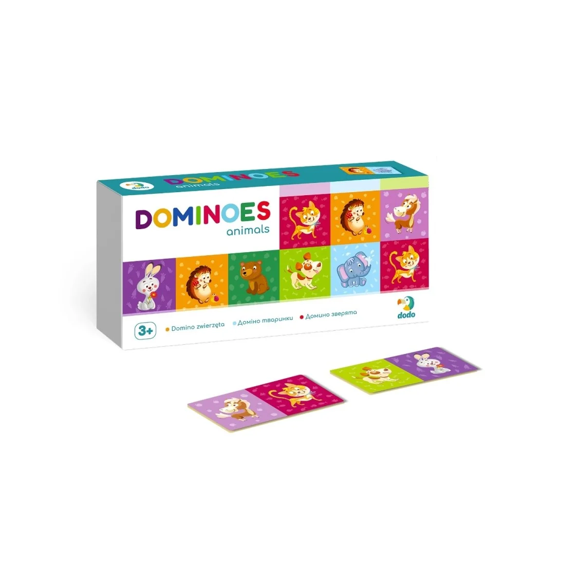 Φωτογραφία προϊόντος: Dodo Toys Παιδικό Επιτραπέζιο Παιχνίδι "Ντόμινο με Ζωάκια" – Domino Animals (DO300248)