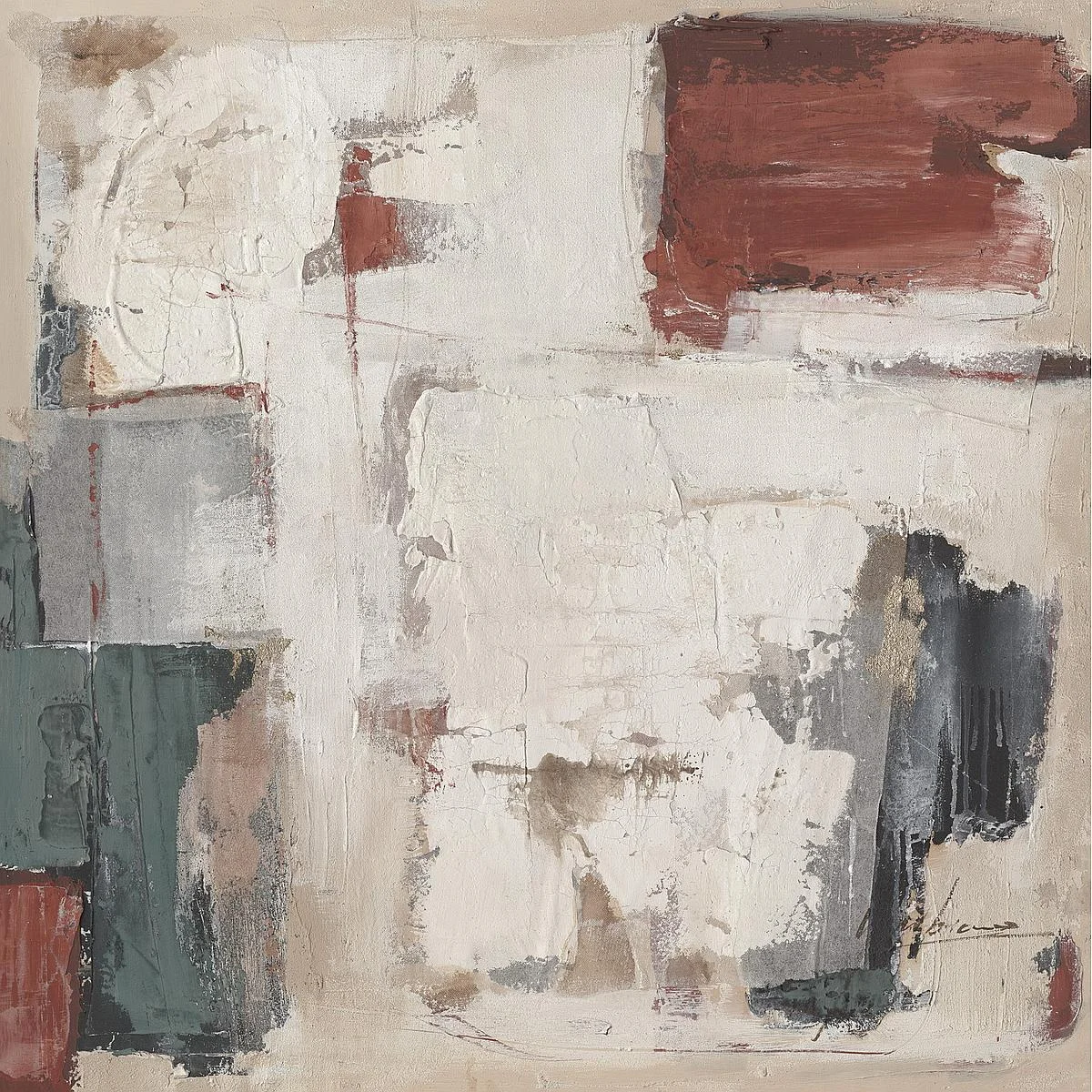 Φωτογραφία προϊόντος: ArteLibre Πίνακας "Abstract" Καμβάς 100x100cm