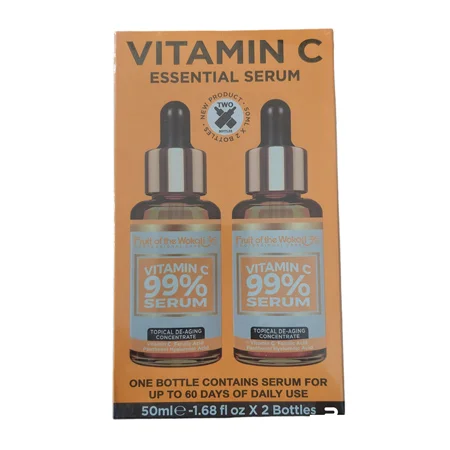 Φωτογραφία προϊόντος: Fruit Of The Wokali Vitamin C Essential Serum - 2 τμχ * 50 ml