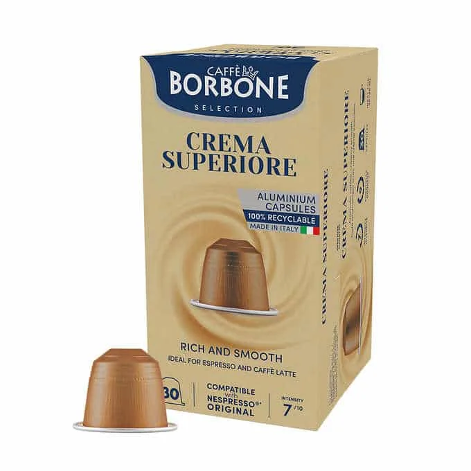 Φωτογραφία προϊόντος: Borbone Crema Superiore Aluminium 30 τμχ | Nespresso