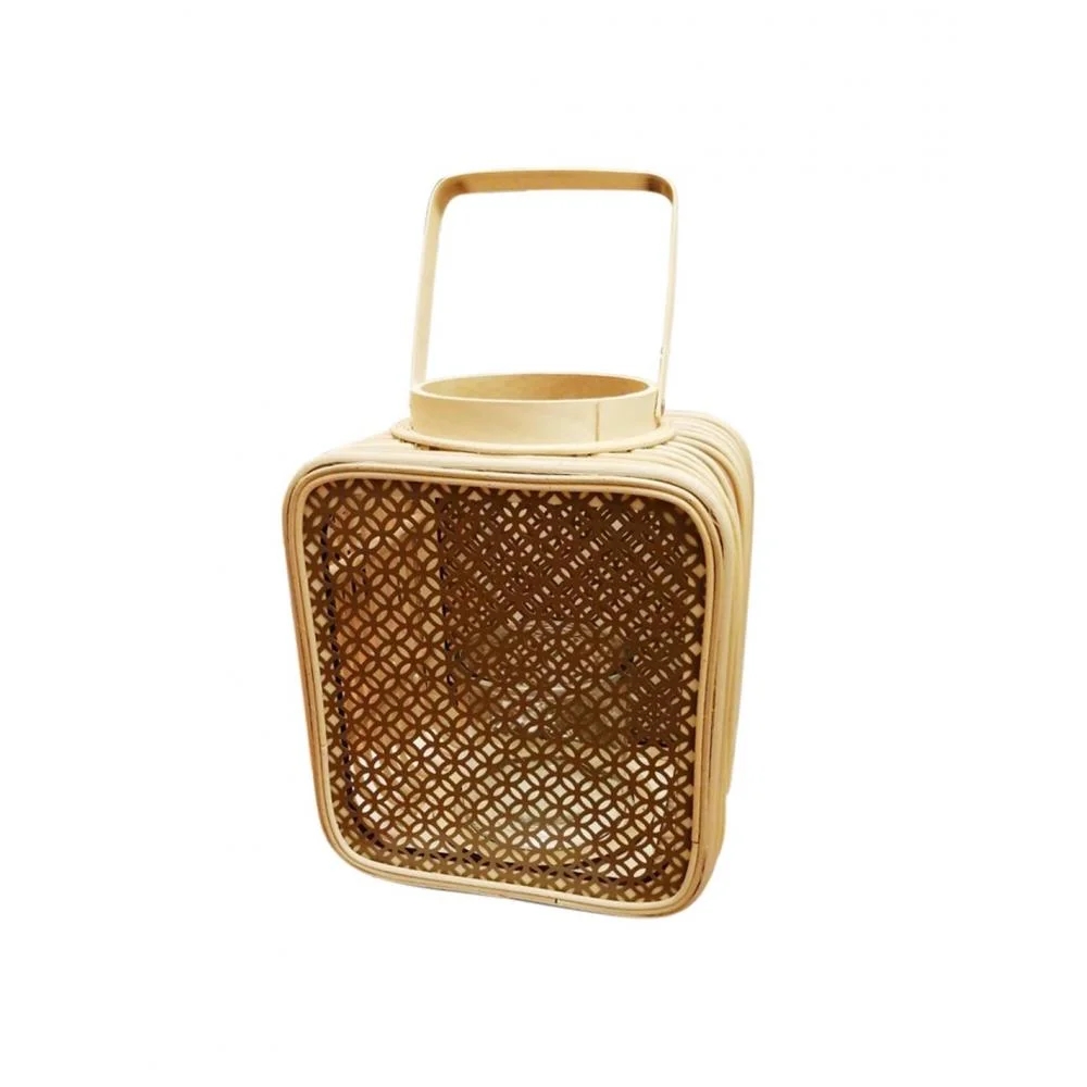 Φωτογραφία προϊόντος: Plastona Φανάρι rattan με ψάθα 24X19X28