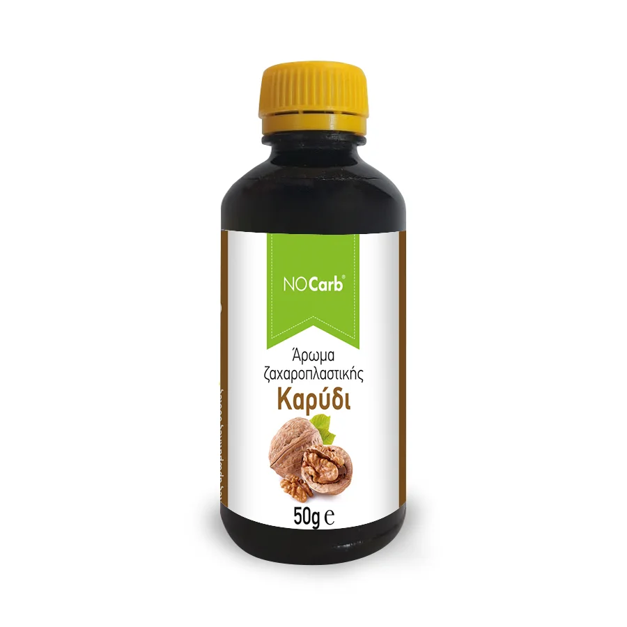 Φωτογραφία προϊόντος: No Carb® Άρωμα ζαχαροπλαστικής Καρύδι Συμπυκνωμένο NoCarb 50g