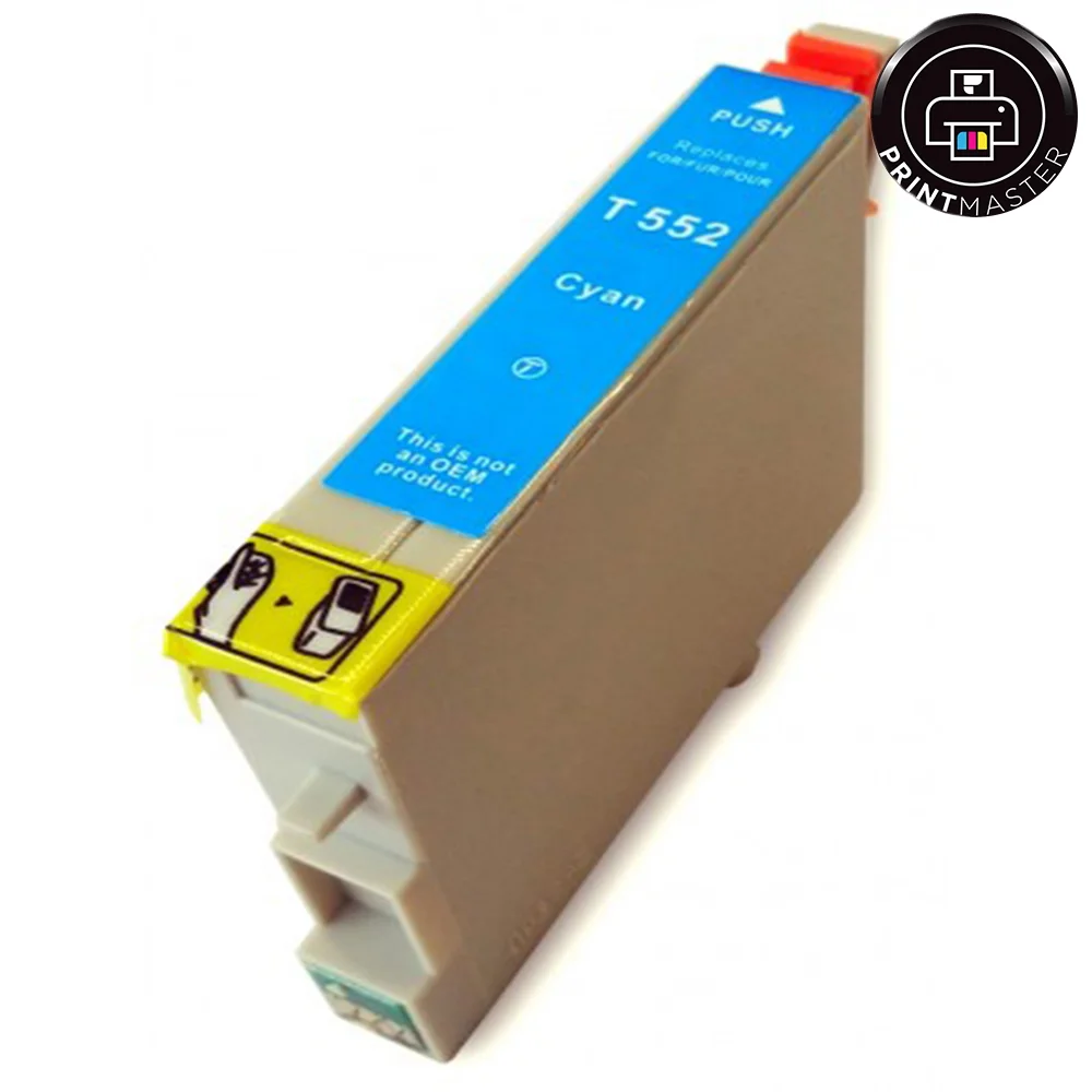 Φωτογραφία προϊόντος: Συμβατό μελάνι Epson T0552 (C13T055240) (Cyan)