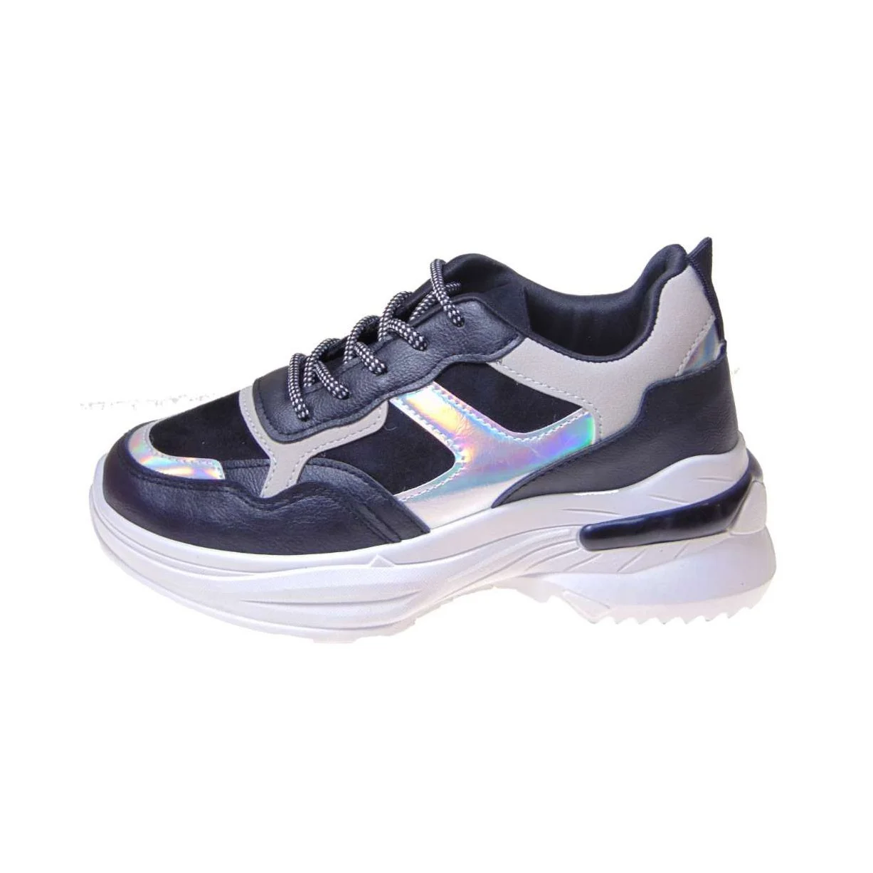 Φωτογραφία προϊόντος: Tsimpolis Shoes S0807 Γυναικείο Sneaker Από Τεχνόδερμα Μαύρο 37434