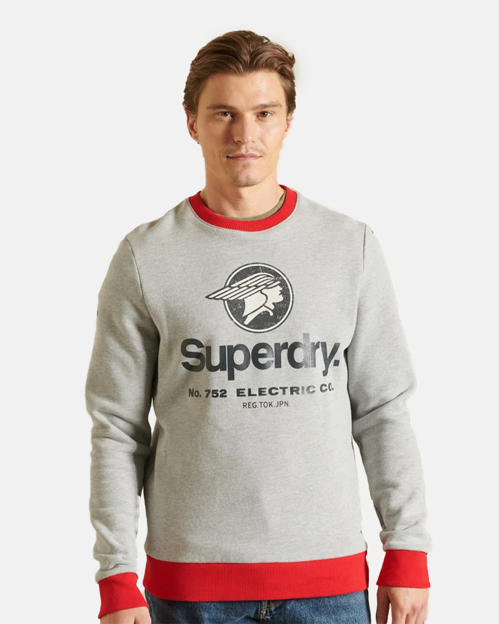 Φωτογραφία προϊόντος: SUPERDRY ADLTS CLASSIC RINGER CREW #8a8a8a