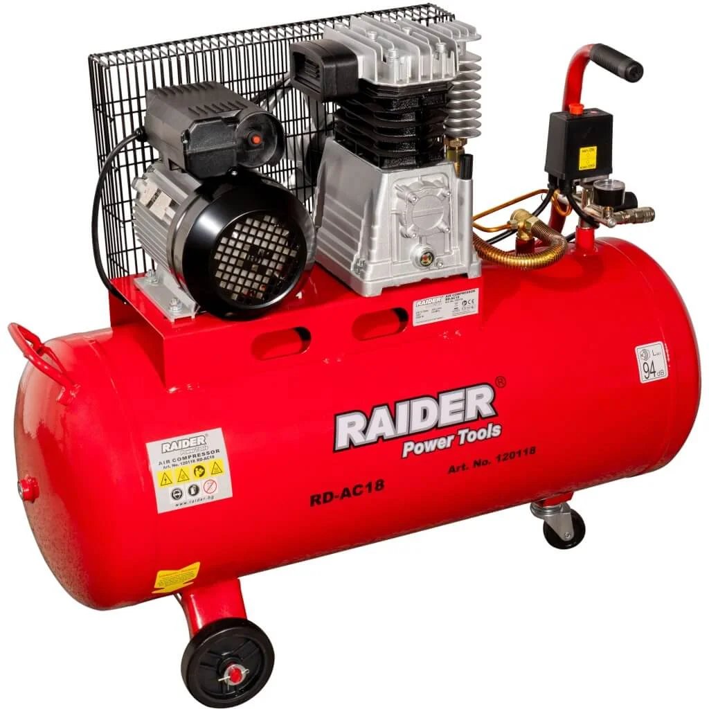 Φωτογραφία προϊόντος: RAIDER ΑΕΡΟΣΥΜΠΙΕΣΤΗΣ 100L RD-AC18 2.2kW 120118
