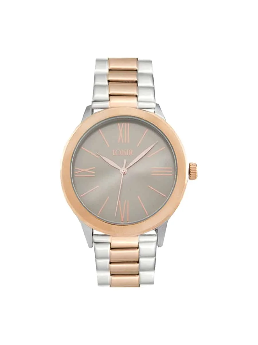 Φωτογραφία προϊόντος: Ρολόι Loisir City chic 11L05-00340 με δίχρωμο μπρασελέ
