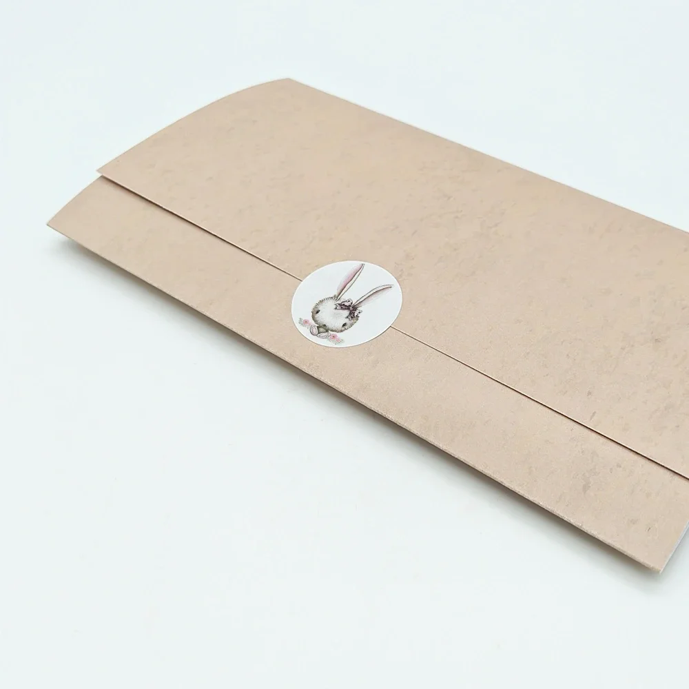 Φωτογραφία προϊόντος: Ecobags Αυτοκόλλητες Ετικέτες 3 εκ. για Προσκλητήριο Βάπτισης Θέμα Κουνελάκι -1