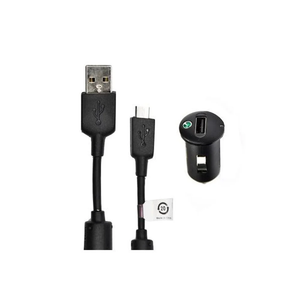 Φωτογραφία προϊόντος: Original Car Charger SE Xperia ARC [AN-400 + EC-700] micro USB bulk
