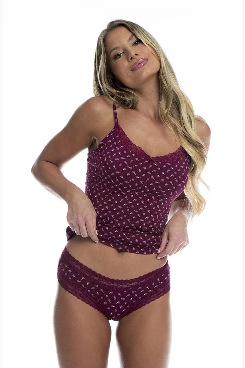 Φωτογραφία προϊόντος: Bonatti Γυναικείο Brazil Anja Bordeau/Floral Print 95% Cotton bordeau