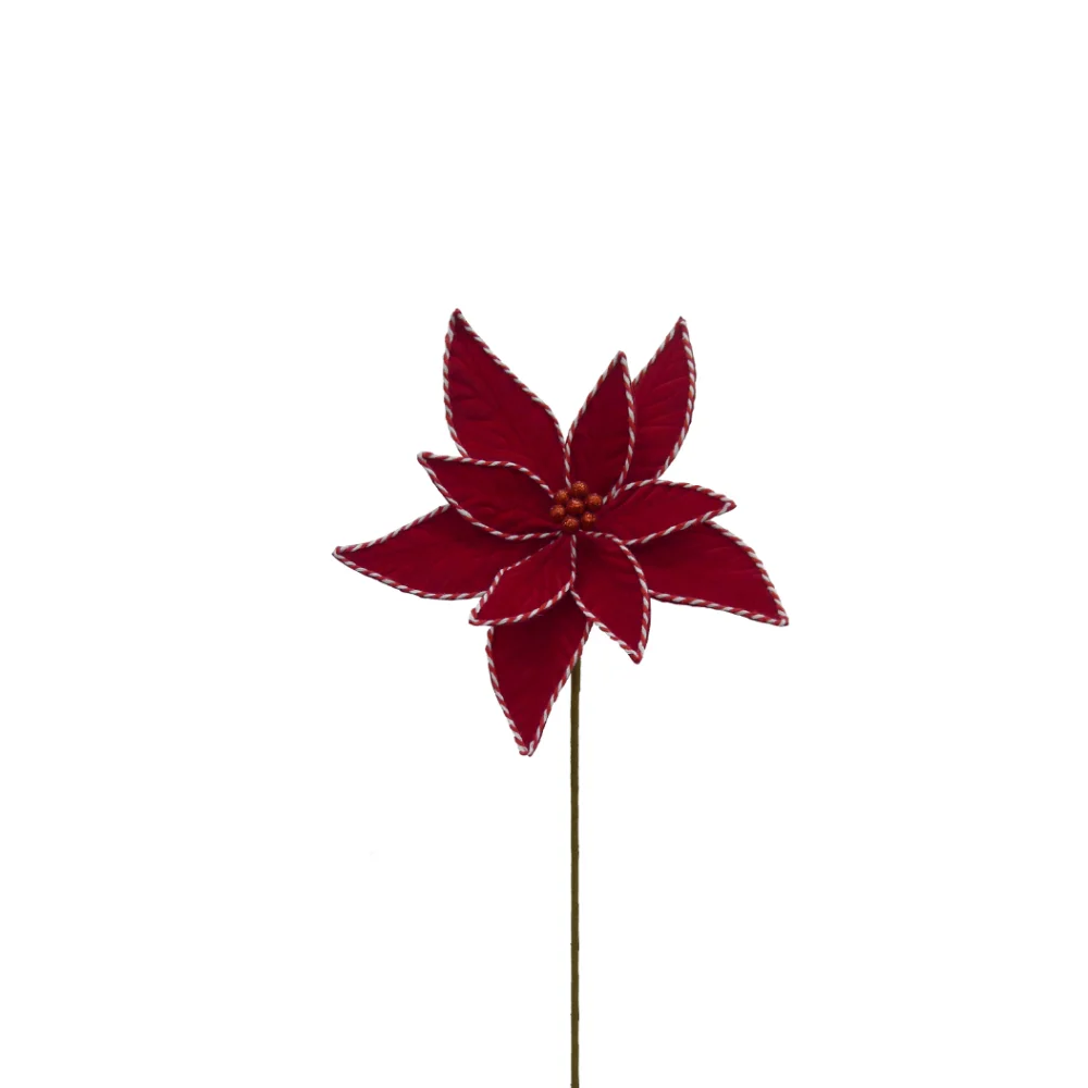 Φωτογραφία προϊόντος: AMARYLLIS ΧΡΙΣΤΟΥΓΕΝΝΙΑΤΙΚΟ ΛΟΥΛΟΥΔΙ POLYESTER ΚΟΚΚΙΝΟ ΛΕΥΚΟ D40cm