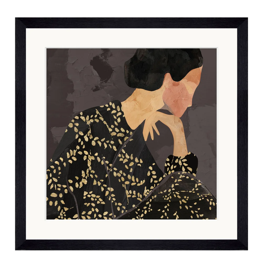 Φωτογραφία προϊόντος: LADY IN PORTRAIT ΠΙΝΑΚΑΣ ΔΙΑΚΟΣΜΗΣΗΣ 43x43x4cm ΓΥΑΛΙ ΠΟΛΥΧΡΩΜΟ ΞΥΛΟ ΜΑΥΡΟ