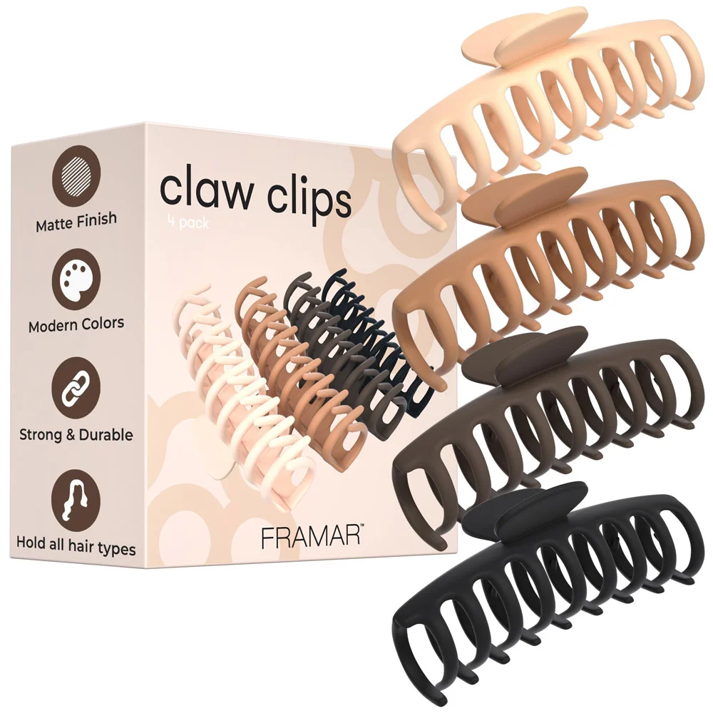 Φωτογραφία προϊόντος: Κλάμερ Claw Clips Framar Neutral 4τεμ.