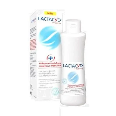 Φωτογραφία προϊόντος: Lactacyd Prebiotic Υγρό Καθαρισμού Ευαίσθητης Περιοχής με Πρεβιοτικά, 250ml