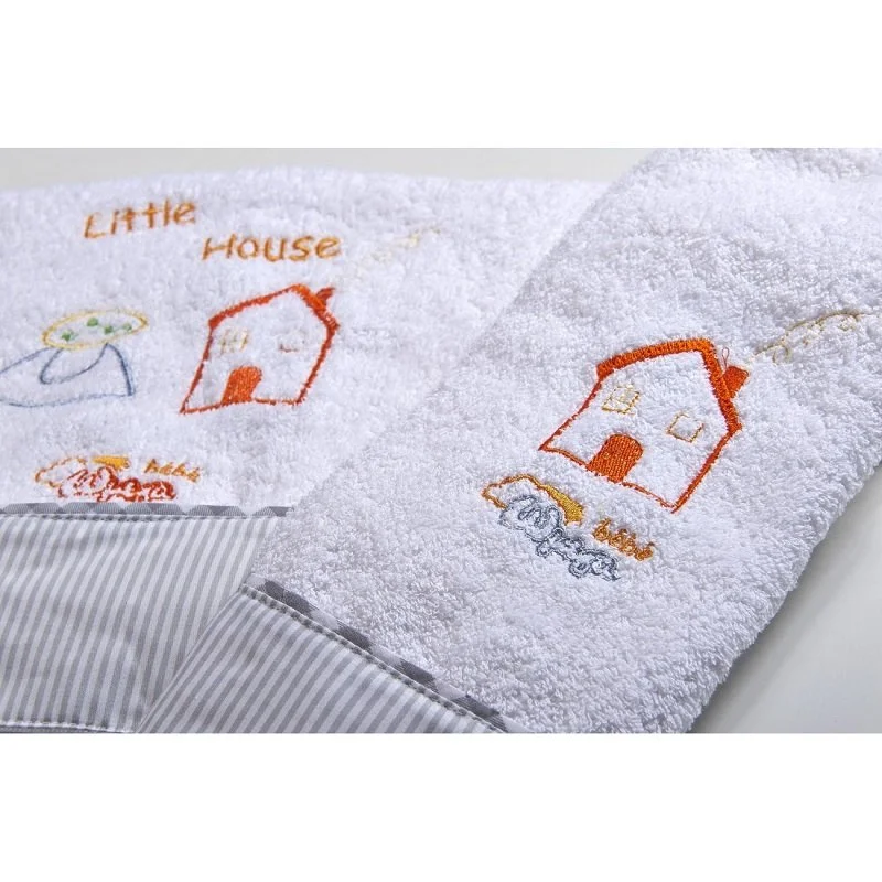 Φωτογραφία προϊόντος: Ωμέγα Bebe Σετ Πετσέτες Little House 75x130-40x75 (2τμχ) (5206451407275)