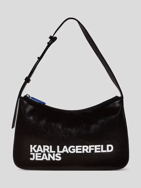 Φωτογραφία προϊόντος: Sorena Karl Lagerfeld Essential Logo Γυναικεία Τσάντα Ώμου Μαύρη