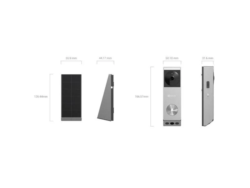 Φωτογραφία προϊόντος: Hikvision-ezviz Ezviz Smart Home Security Video Doorbell 2K 3MP EP3x Pro