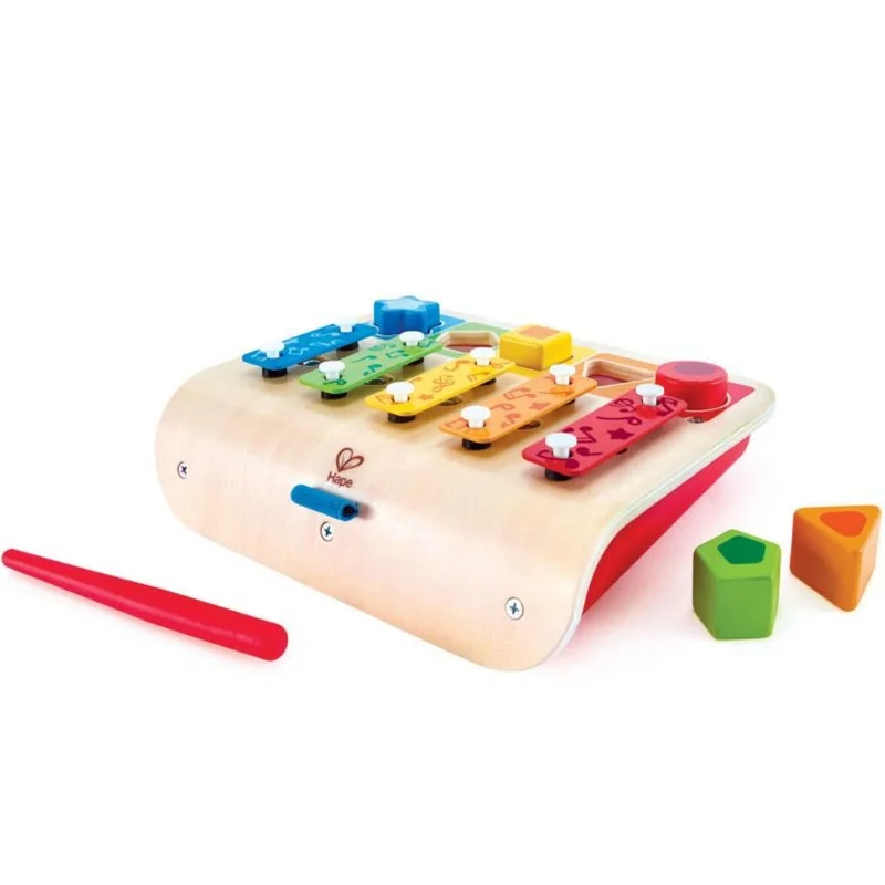 Φωτογραφία προϊόντος: Hape Early Melodies Ξύλινο Ξυλόφωνο Shape Sorter (E0334A)