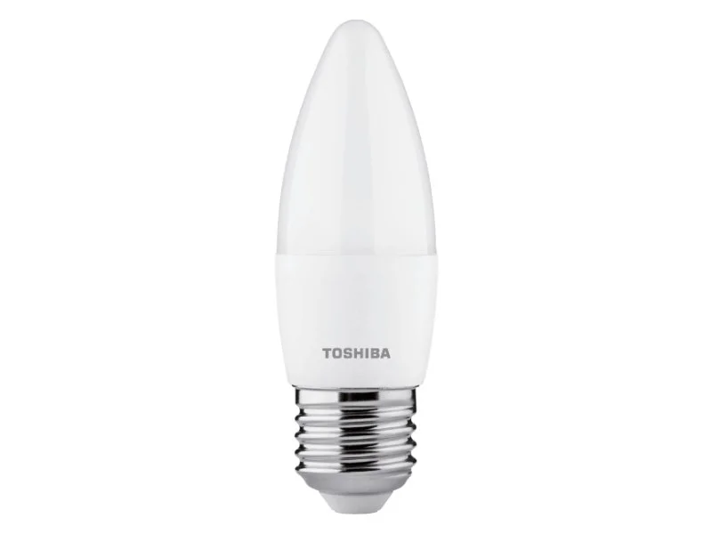Φωτογραφία προϊόντος: TOSHIBA LED C37 E27 4.7W 3000K
