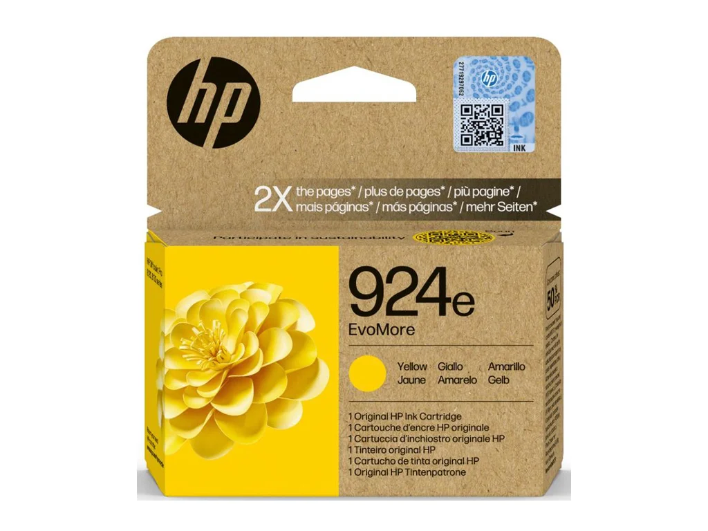 Φωτογραφία προϊόντος: HP 924e EvoMore Yellow Original Ink Cartridge