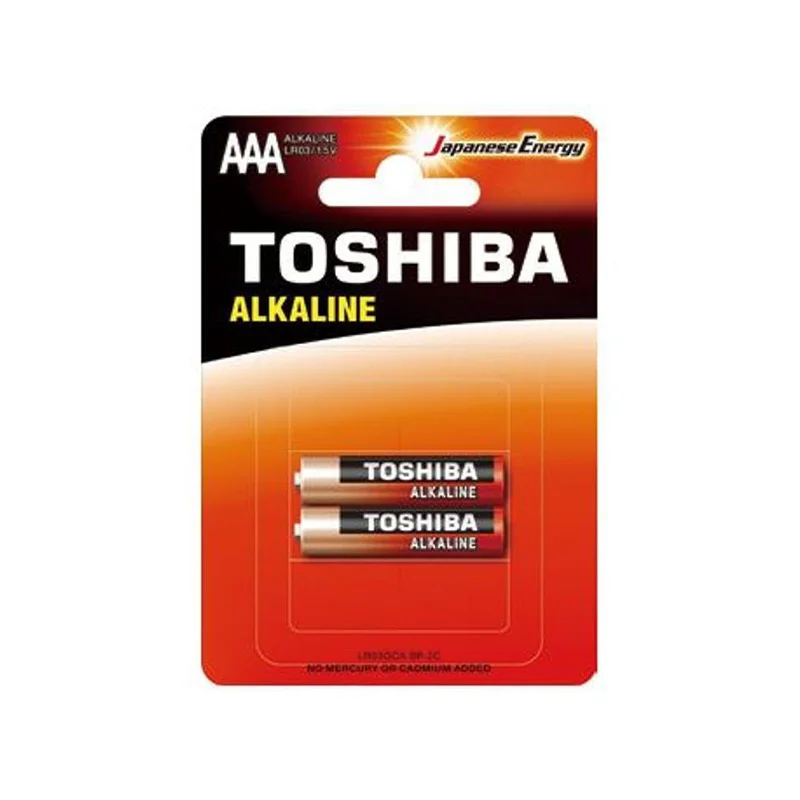 Φωτογραφία προϊόντος: Toshiba Red Alkaline Μπαταρίες AAA 1.5V 2τμχ (LR03GCA BP-2C)