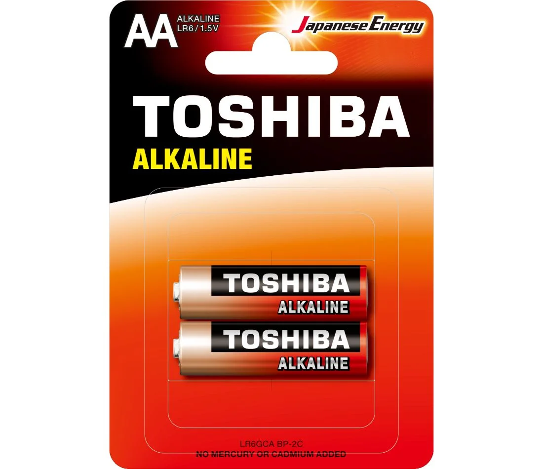 Φωτογραφία προϊόντος: Toshiba Red Alkaline Μπαταρίες AA 1.5V 2τμχ (LR6GCA BP-2C)