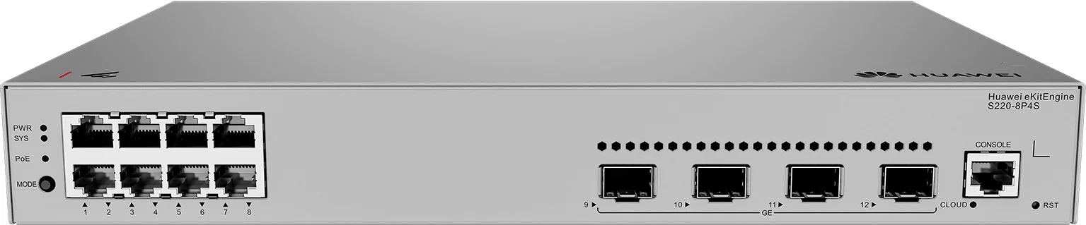 Φωτογραφία προϊόντος: HUAWEI eKitEngine Switch S220-8P4S