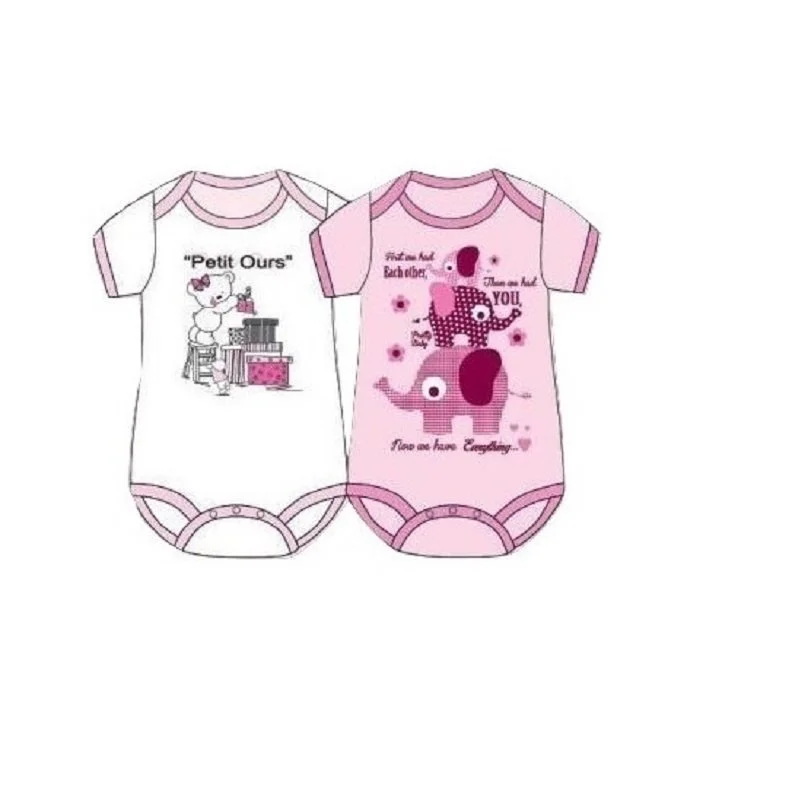 Φωτογραφία προϊόντος: Pretty Baby Σετ Κορμάκια Petit Ours (2τμχ) 34402