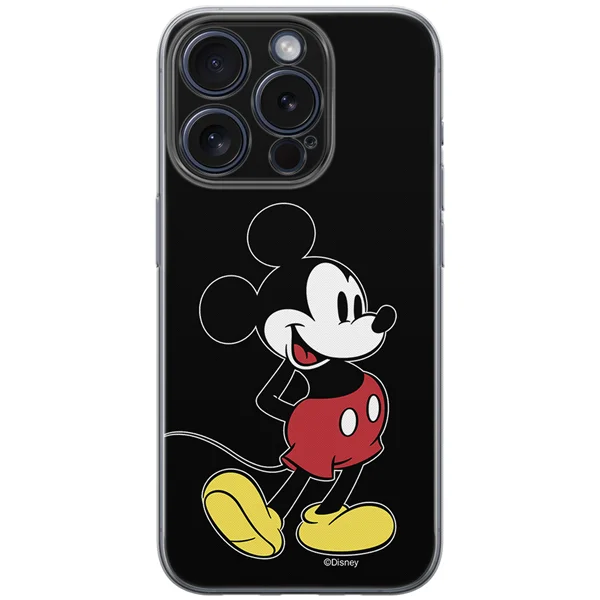 Φωτογραφία προϊόντος: Disney Case Apple iPhone 15 Pro Mickey Full Print Smiley Black