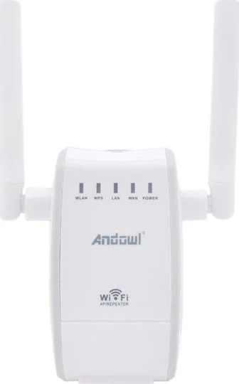 Φωτογραφία προϊόντος: Ασύρματο WiFi Router/Repeater 300Mbps Andowl Q-A225 – Λευκό