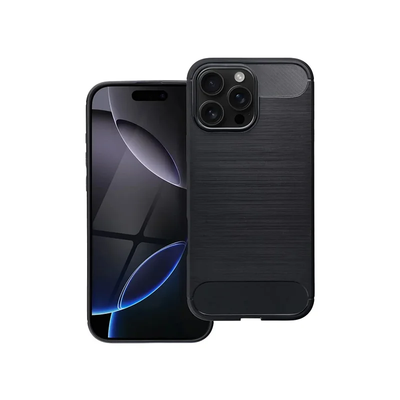 Φωτογραφία προϊόντος: OEM Θήκη Σιλικόνης Carbon για iPhone 16 Pro Max - Black