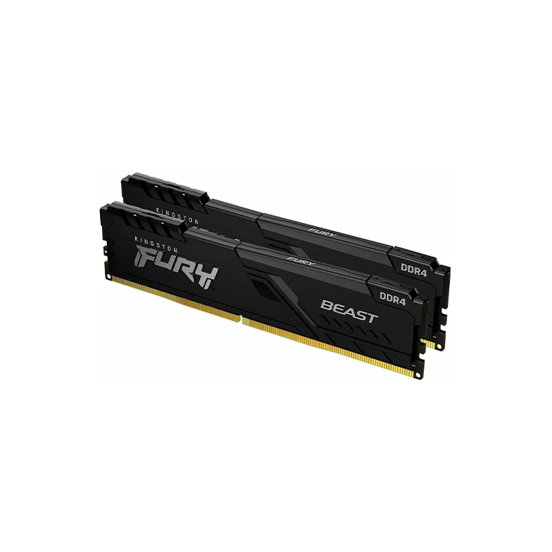 Φωτογραφία προϊόντος: KINGSTON Memory KF432C16BBK2/64 FURY Beast Black DDR4, 3200MT/s, 64GB, KIT OF 2