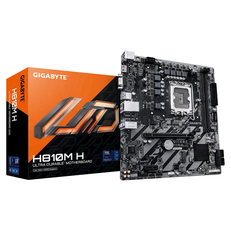 Φωτογραφία προϊόντος: GIGABYTE MOTHERBOARD H810M H 1.0 DDR5, 1851, MATX