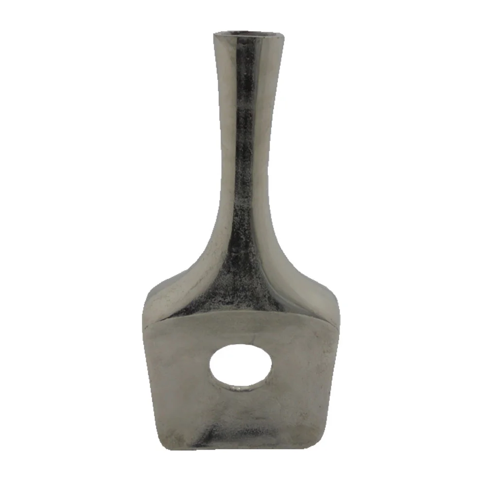 Φωτογραφία προϊόντος: GLAM ΒΑΖΟ 25x7x58cm ΑΛΟΥΜΙΝΙΟ SILVER NICKEL