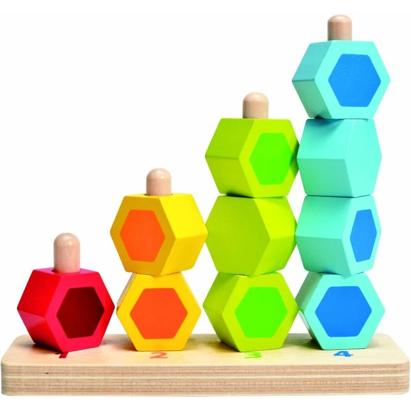 Φωτογραφία προϊόντος: Hape Early Explorer Ξύλινο Counting Stacker (E0504)
