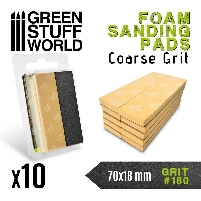 Φωτογραφία προϊόντος: Green Stuff World 10768 - Γυαλόχαρτα σφουγγάρι - Grit #180 Leather 24939