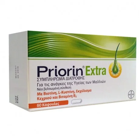 Φωτογραφία προϊόντος: Bayer Priorin Extra 60 caps