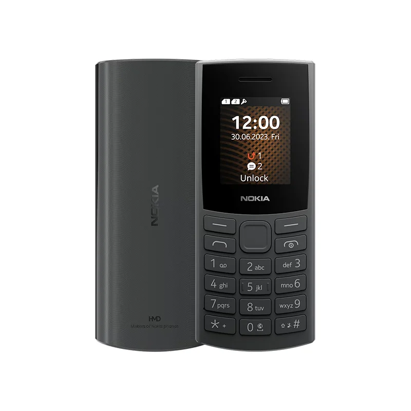 Φωτογραφία προϊόντος: Nokia 105 (2024) 4G Dual Sim USB-C Charcoal GR