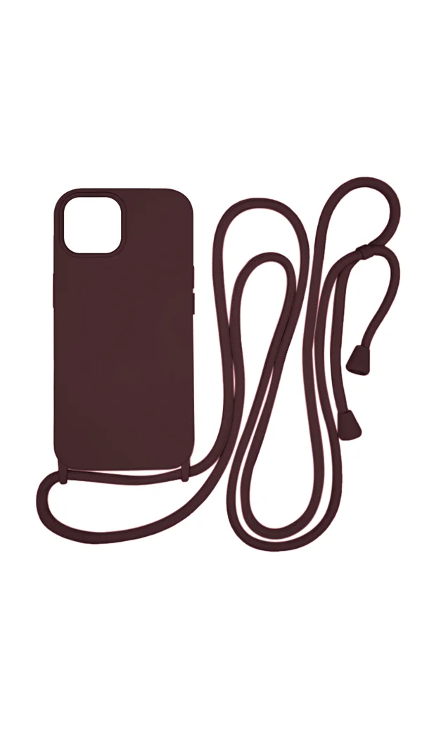 Φωτογραφία προϊόντος: Vivid CrossBody Cover Apple iPhone 15 Wine Red
