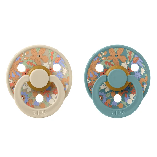 Φωτογραφία προϊόντος: BIBS x LIBERTY ΣΕΤ ΠΙΠΙΛΕΣ 2ΤΜΧ – JUNE BLOSSOM VANILLA MIX – ΣΤΡΟΓΓΥΛΗ No2