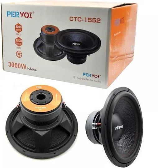 Φωτογραφία προϊόντος: Subwoofer Αυτοκινήτου 15" 3000W RMS CTC-1552 004345 48348631